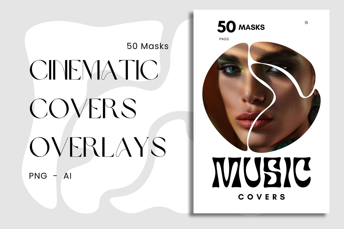50 Cinematic Cover Overlay Clip mask, a Graphic by 3Motional (Photo 10 of 13)