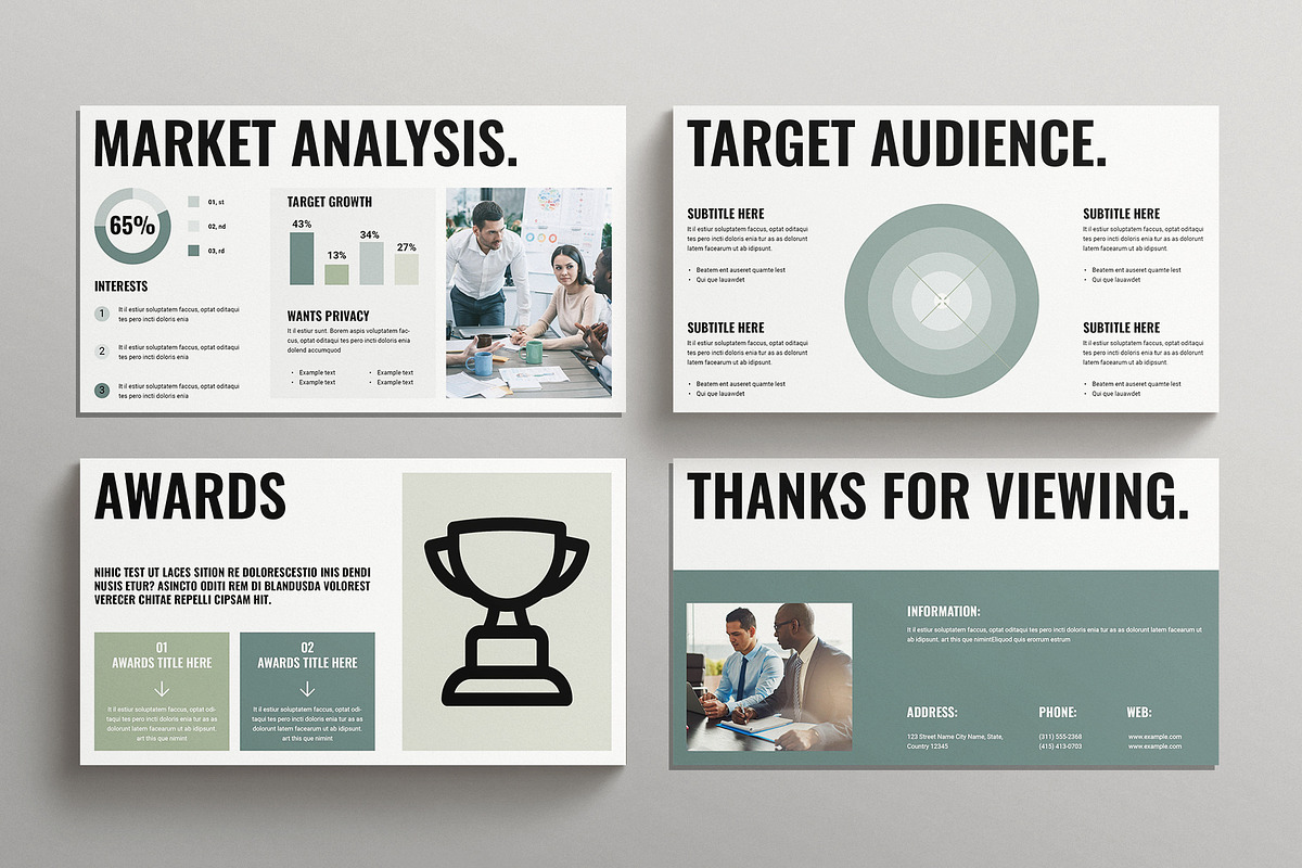 Company Profile Presentation, a Presentation Template by E-Type (Photo 4 of 4)