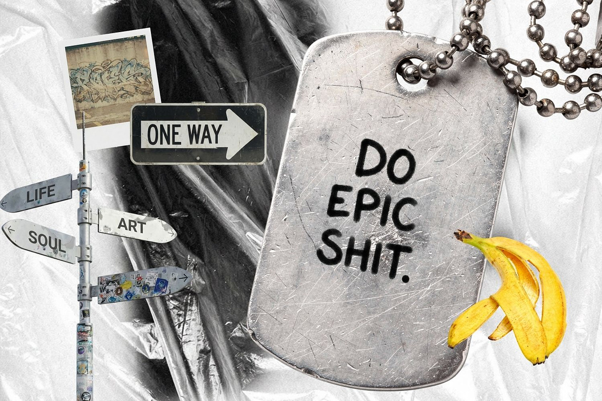 Grunge Collage Elements & Overlays, an Object Graphic by Natali Batu (Photo 12 of 13)