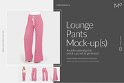 Lounge Pants Mock-ups Set, a Household Mockup by Mocca Mockups Store (Thumbnail 1 of 14)