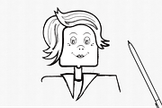 Handdrawn Ink Brushes Illustrator, a Brush Add-On by Bene's shop (Thumbnail 4 of 5)