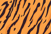 Natural Orange Tiger Animal Pattern, a Background Graphic by Black White Mouse Design (Thumbnail 2 of 3)