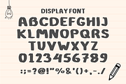 Sunday Writing - Brush Display Font, a Sans Serif Font by KiddoGlyphs Studio (Thumbnail 4 of 4)