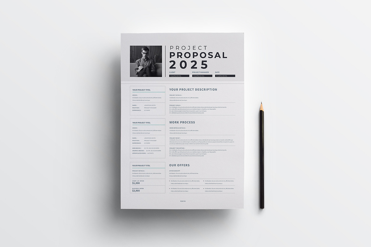 Proposal Bundle | MS Word & Indesign, a Stationery Template by obayes (Photo 11 of 16)