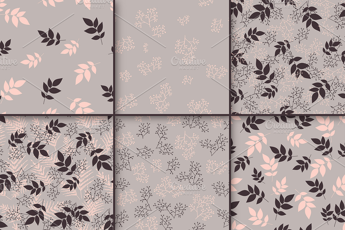 Blush Foliage, elegant patterns, a Pattern Graphic by NKTN graphics (Photo 7 of 10)