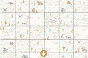 Autumn Forest Patterns and Elements, an Animal Illustration by MeadowFox (Thumbnail 3 of 8)