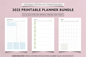2023 Big Planner Bundle +1800 Pages
