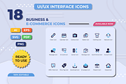 54 Business & E-Commerce UI Icons, an Outline Icon by taieefbakshi (Thumbnail 3 of 5)
