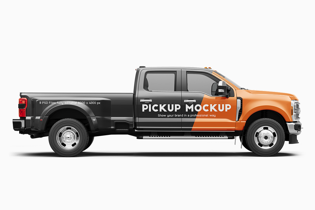 Pickup Truck Mockup 15, a Product Mockup by Mockupix (Photo 6 of 12)