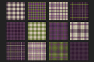 Eggplant Plaid