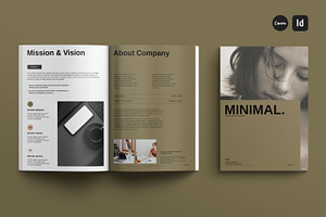 Simple Minimal Template, a Resume Template by Creatiya Type