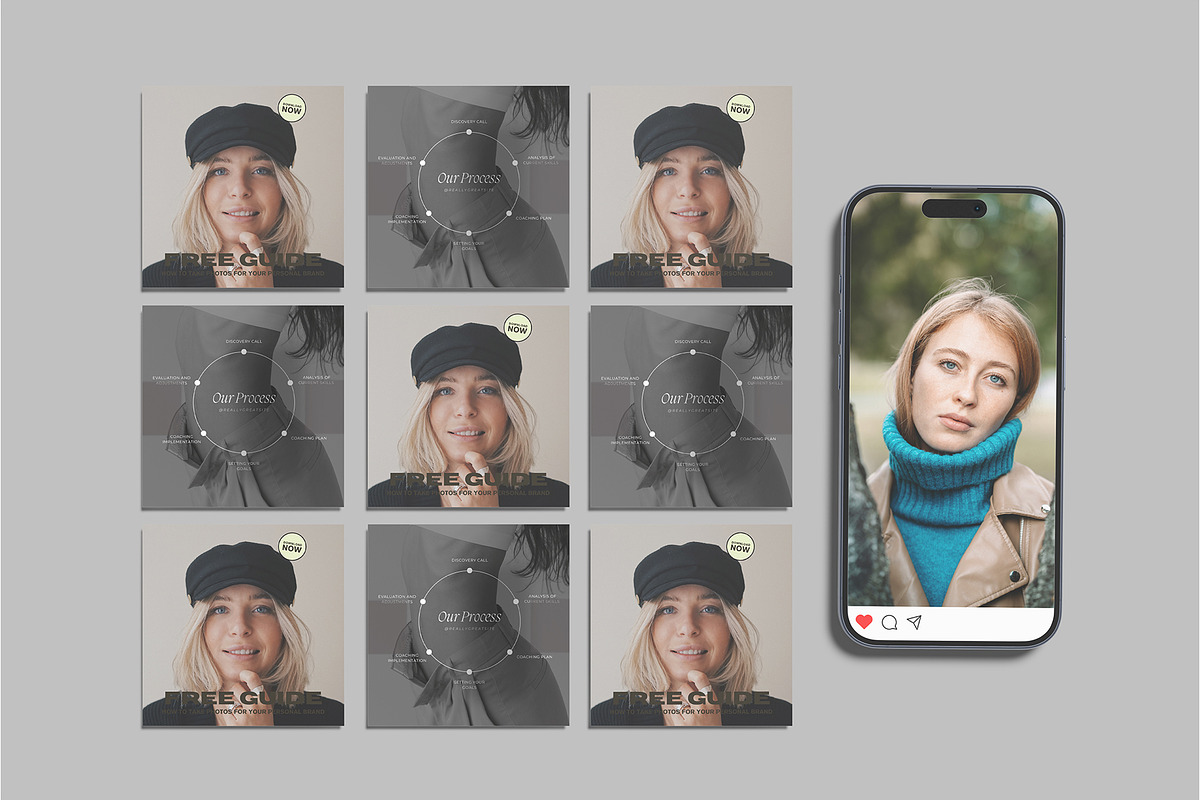 Social Media Post Mockup, an iPhone Mockup by lamorastudio (Photo 10 of 11)