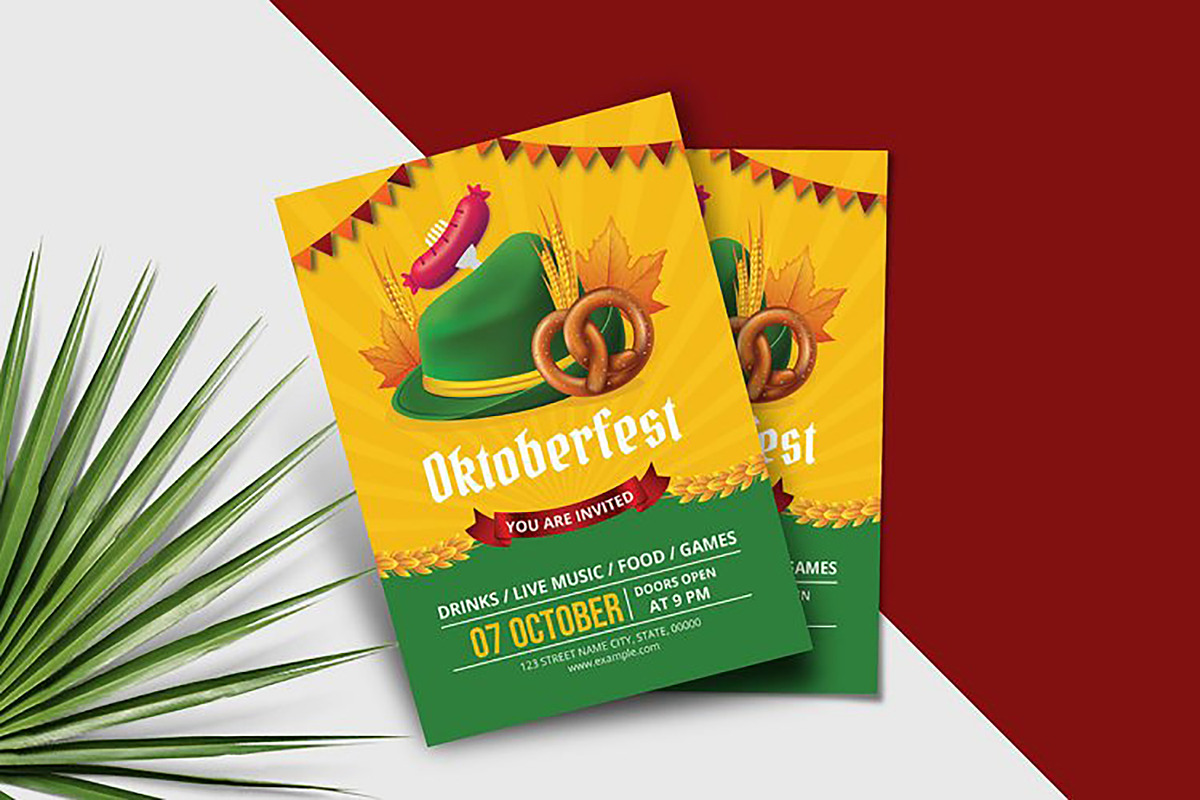 Oktoberfest Party Invitation Flyer, an Invitation Template by Template Shop (Photo 3 of 4)