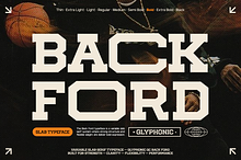 GC Back Ford - Urban Slab Typeface