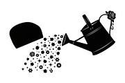Watering Can Silhouette Bundle, an Illustration by Gaye Art (Thumbnail 5 of 31)