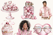 Watercolor Romantic Clipart Bundle, an Object Illustration by Design Scotch (Thumbnail 3 of 10)