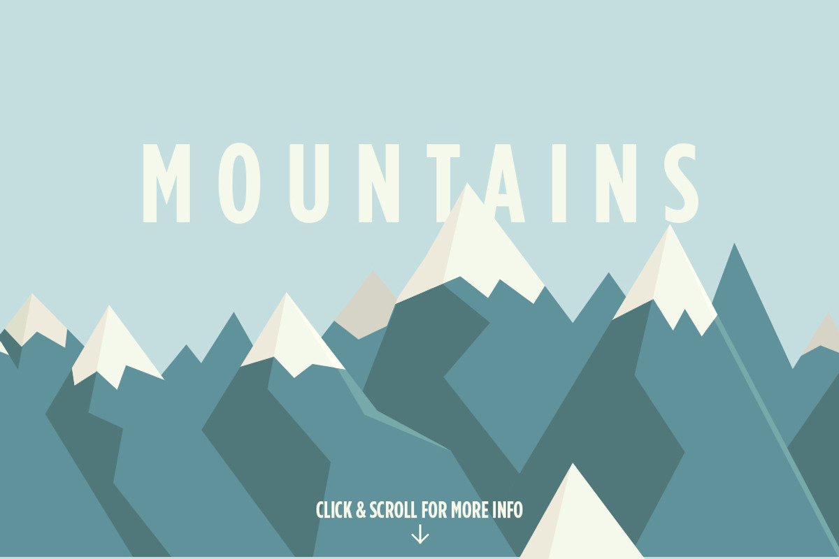 Tileable & Isolated Vector Mountains, a Pattern Graphic by Ramsey Creative (Photo 3 of 3)
