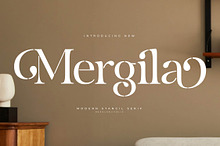 Mergila Modern Stancil Serif
