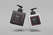 Square Pump Bottle Mockup, a Packaging Mockup by AndikaGraphic (Thumbnail 6 of 7)