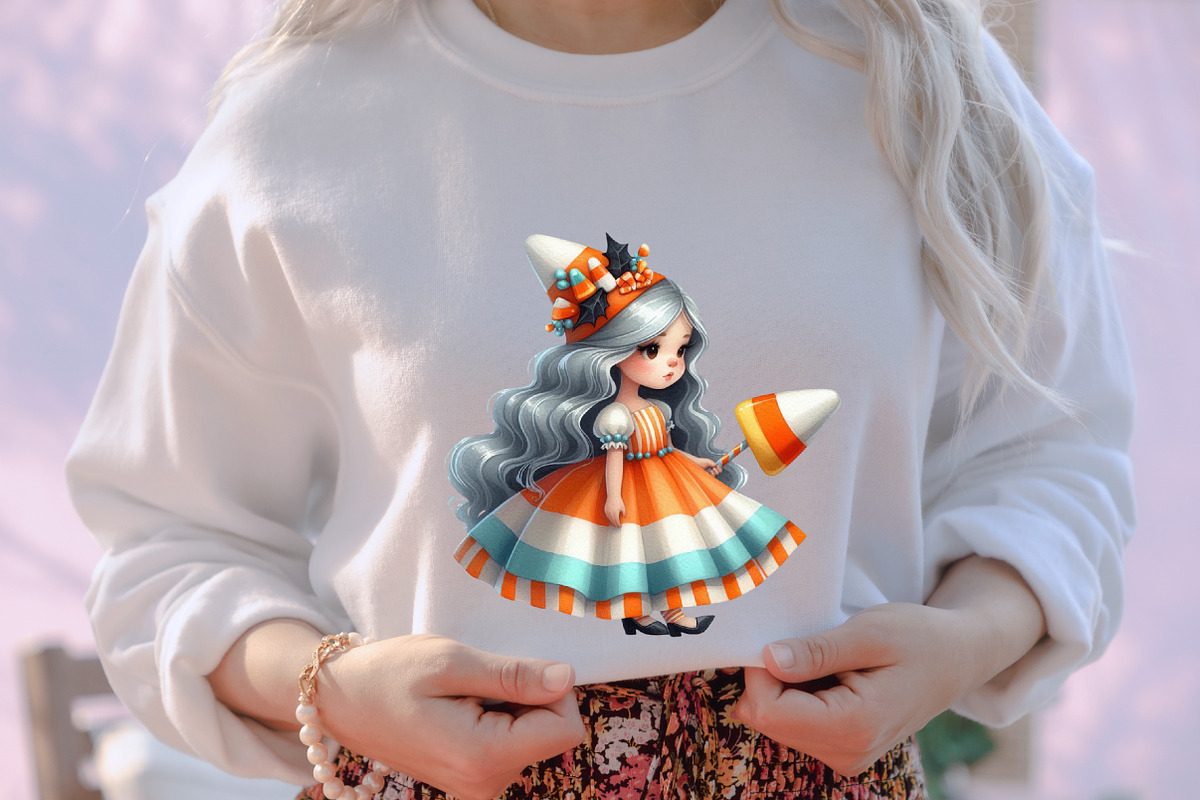 Whimsical Halloween Dolls Clipart, an Illustration by designcity5 (Photo 4 of 5)