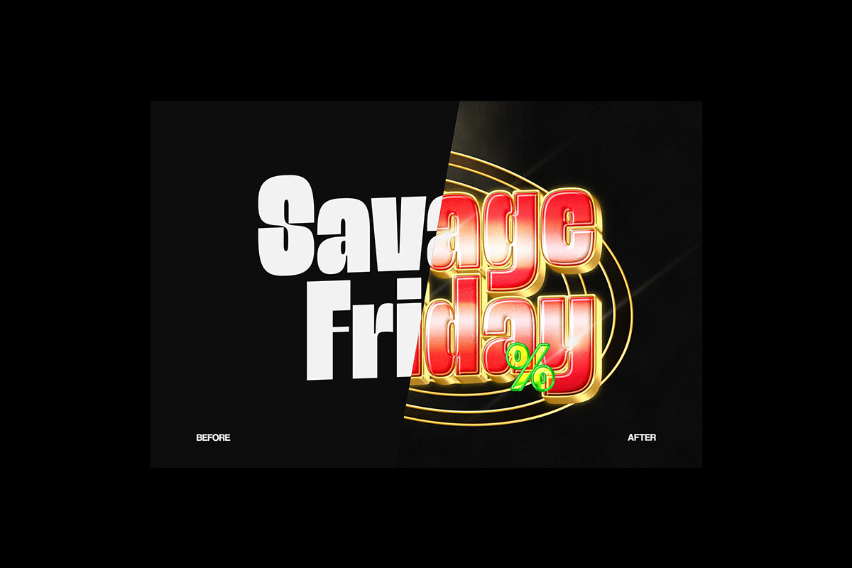 Bright Neon Sale Text Effect, a Layer Style Add-On by Matsero (Photo 4 of 4)