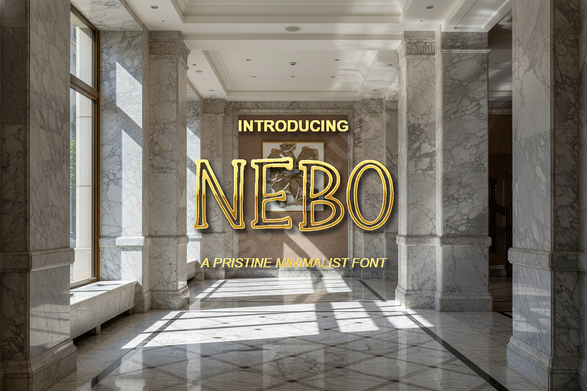 Nebo - Elegant Modern Serif Typeface, a Font by Astuti Studio (Photo 1 of 7)
