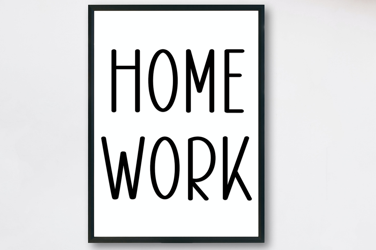 Home Vocation, a Script Font by FreshTypeINK (Photo 3 of 8)