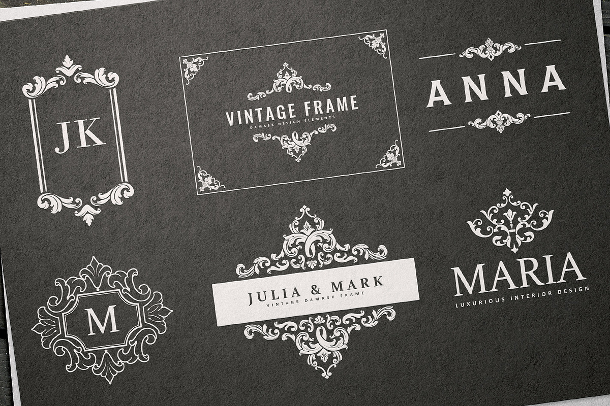 Vintage Logo & Monogram Templates, an Object Graphic by Solana (Photo 9 of 11)