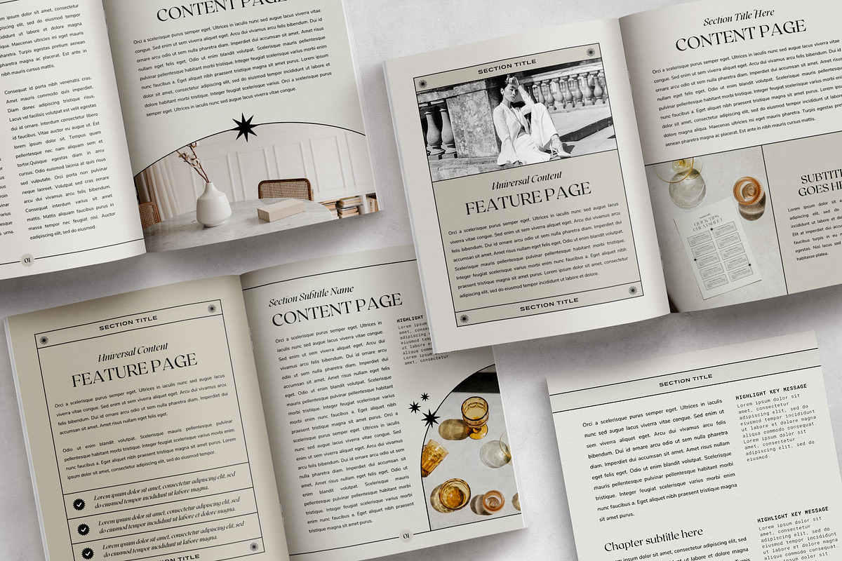 Aesthetic Ebook Template CANVA, a Magazine Template by Studio Loire (Photo 7 of 17)