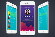 Musictris (Music App Ui), an UI Kit Template by Rebound  (Thumbnail 5 of 5)