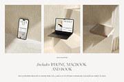 iPhone MacBook Book Mockups, an iPhone Mockup by Feel This (Thumbnail 3 of 11)