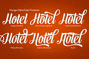 Voyage Summer Sale $40 (-$10 off), a Script Font by Fenotype (Thumbnail 3 of 5)