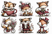 Quirky Fox Clipart PNG, an Illustration by Libby Wishes (Thumbnail 7 of 7)