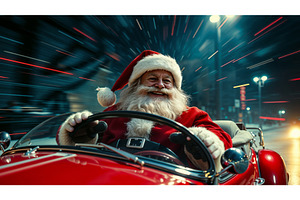 A cheerful and cunning Santa with a, a Graphic by TatsianaSalauyova