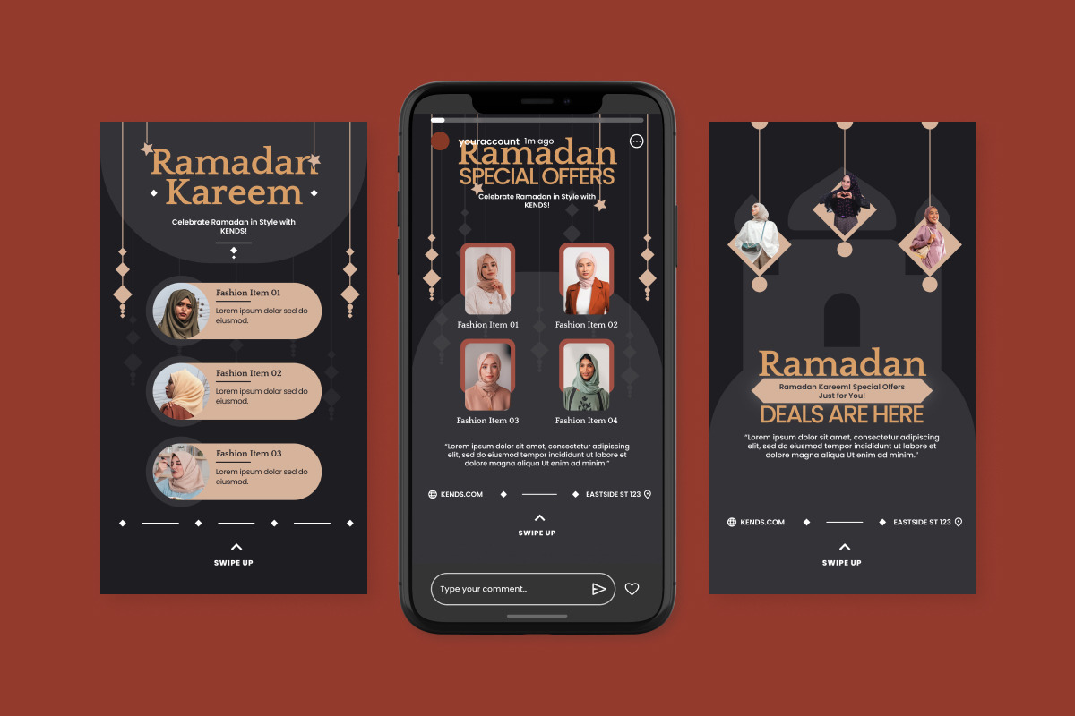 Refined Ramadan Fashion Social Post, a Social Media Template by productype1 (Photo 4 of 5)