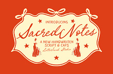 Sacred Notes Duo Whimsical Font
