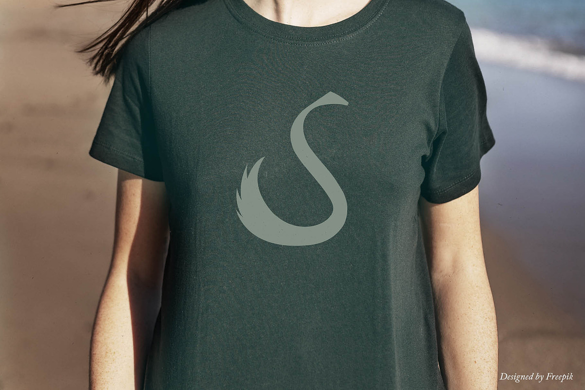 Swan Letter Brand Mark | Canva & AI, a Branding & Logo Template by Elibee (Photo 3 of 6)