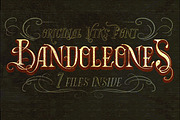 Bandoleones font 7 files+4arts(cs3+), a Font by vtks design (Thumbnail 1 of 5)