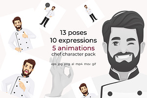 Chef Character Pack with Animation