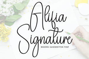 Alifia Signature Script Font