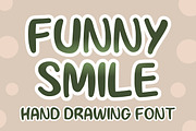 Funny Smile, a Handwritten Font by Fourteen Letter (Thumbnail 1 of 8)
