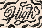 40+ Procreate Lettering Brushes, a Brush Add-On by Nurmiftah (Thumbnail 16 of 18)