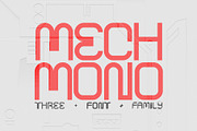JWV - MECH MONO, a Sans Serif Font by Jordan Warren Visuals (Thumbnail 1 of 9)