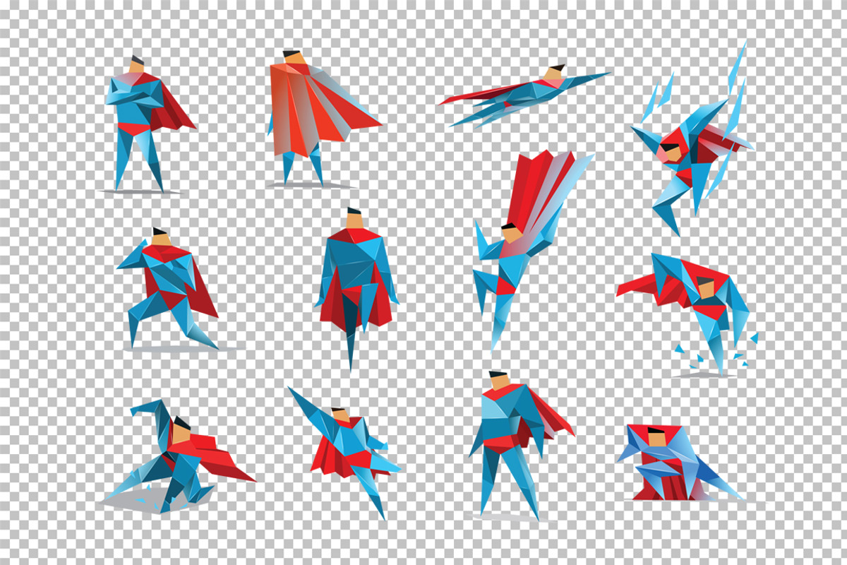 Vector superman icons, an Icon by lemonoff (Photo 2 of 2)