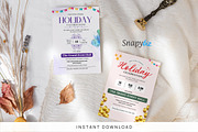 Holiday Party Invitation Canva Temp, an Invitation Template by Snapybiz (Thumbnail 1 of 10)