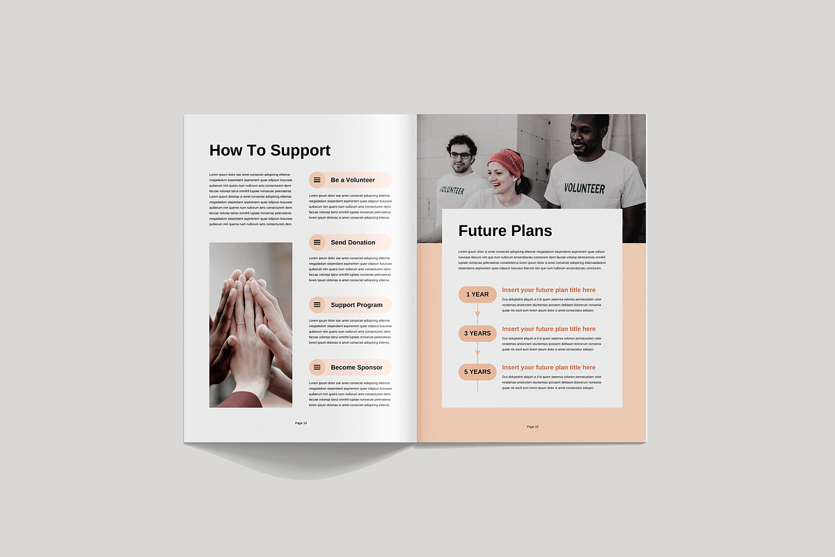 Nonprofit Organization Brochure, a Brochure Template by Leaflove (Photo 8 of 10)