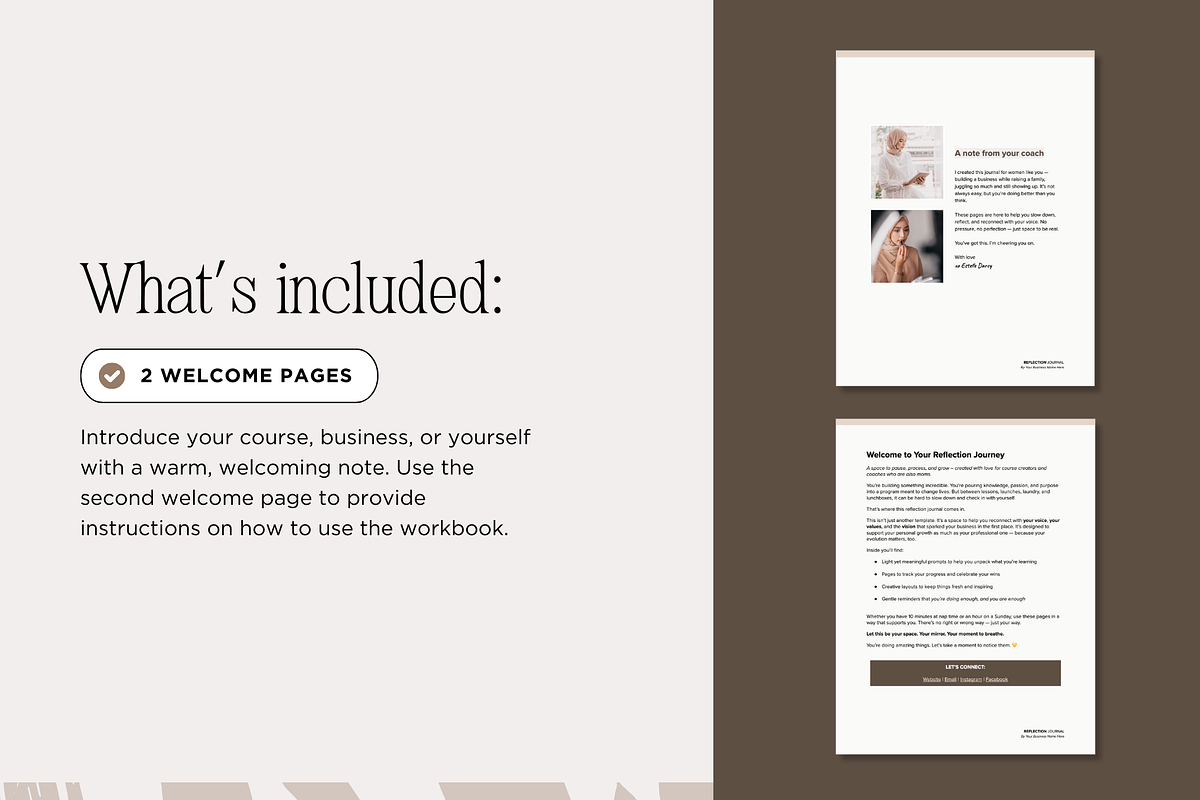 Fillable Reflection Journal Workbook, a Presentation Template by Our Polished Pages (Photo 8 of 20)