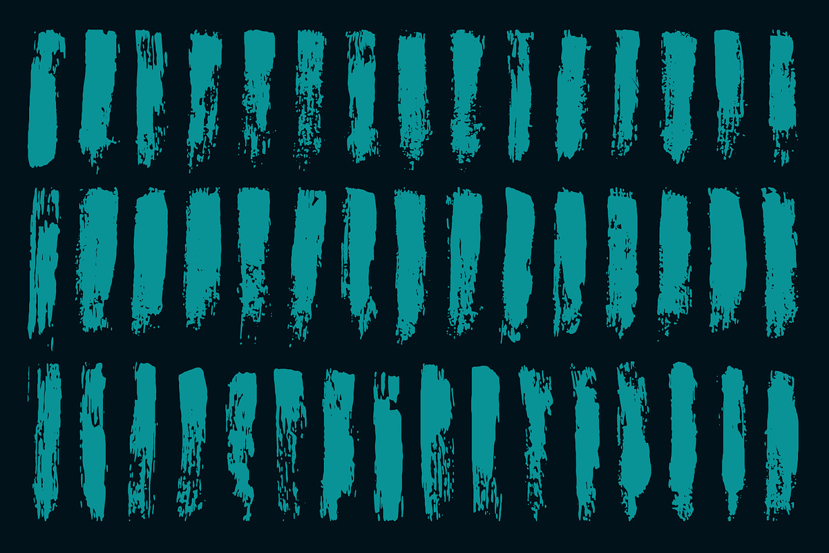 Set of Vector grunge brush strokes, a Brush Add-On by Warm Snow (Photo 3 of 6)