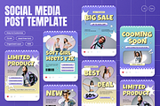 Y2K Aesthetic Instagram Post, a Social Media Template by Annora Studio (Thumbnail 1 of 6)