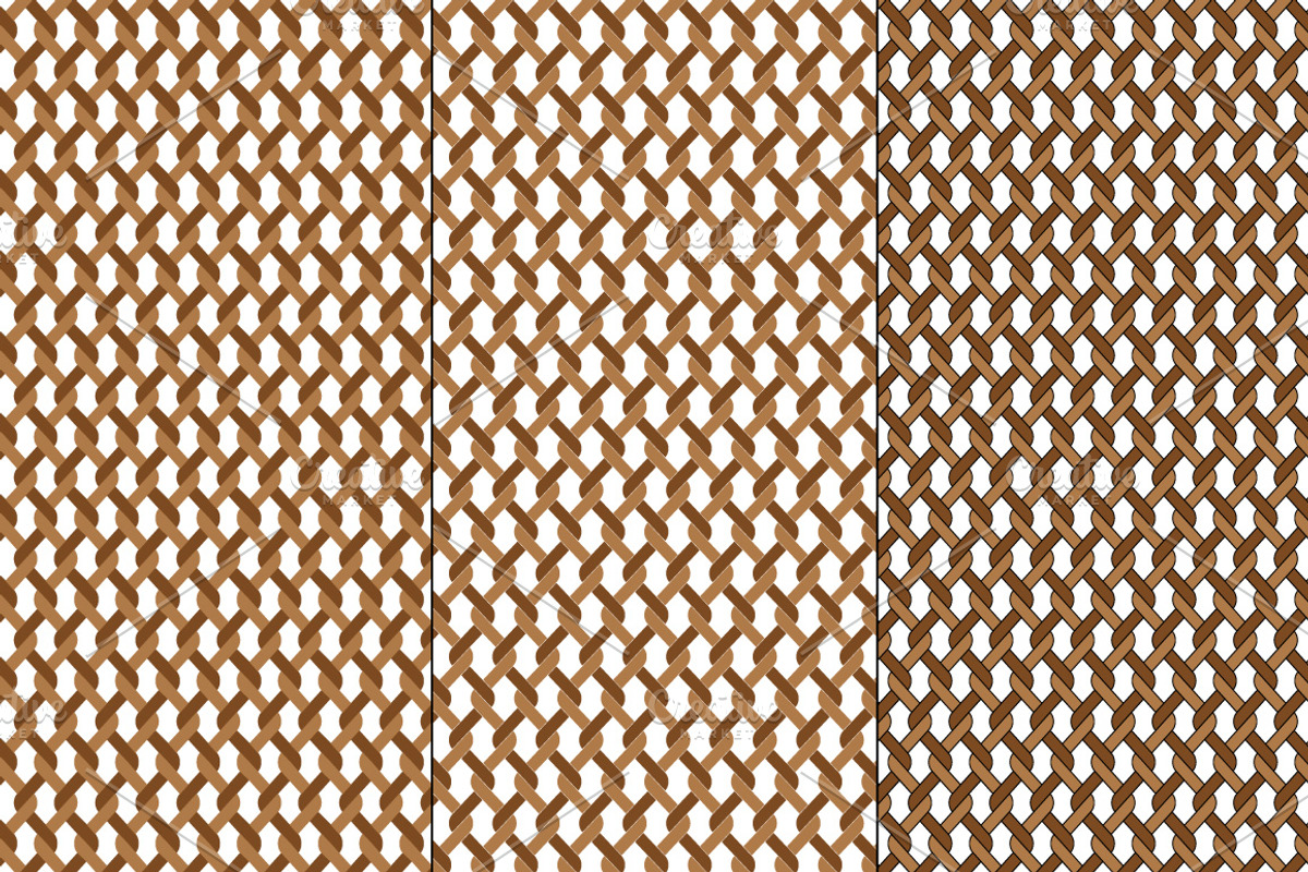 Twisted Rope Lattice Patterns, a Pattern Graphic by Melissa Held Designs (Photo 2 of 4)